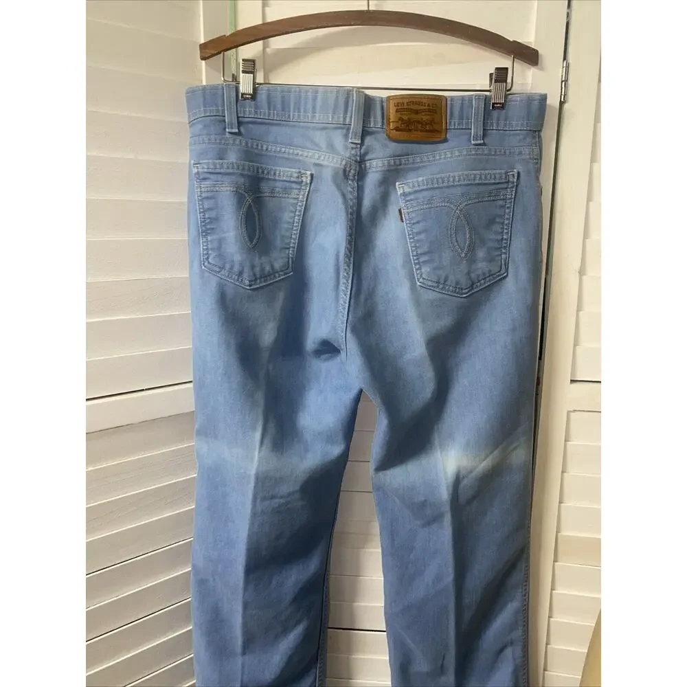 Vintage Levi’s Action Jeans 36x29 Fits 34 Or 35 USA Made Blue Denim 100% Cotton